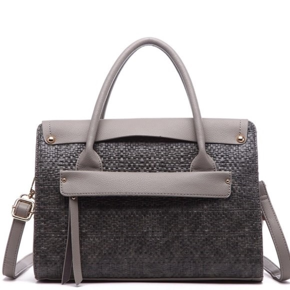 Pink Haley Handbags - Albany Weave Front Pocket Tote by Pink Haley NEW